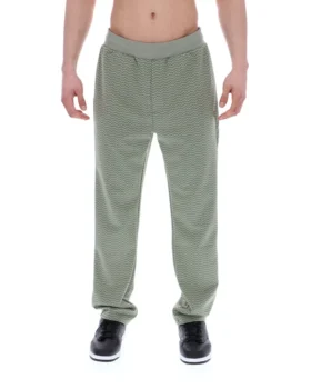 Pantaloni Edward Herringbone color schiuma di mare