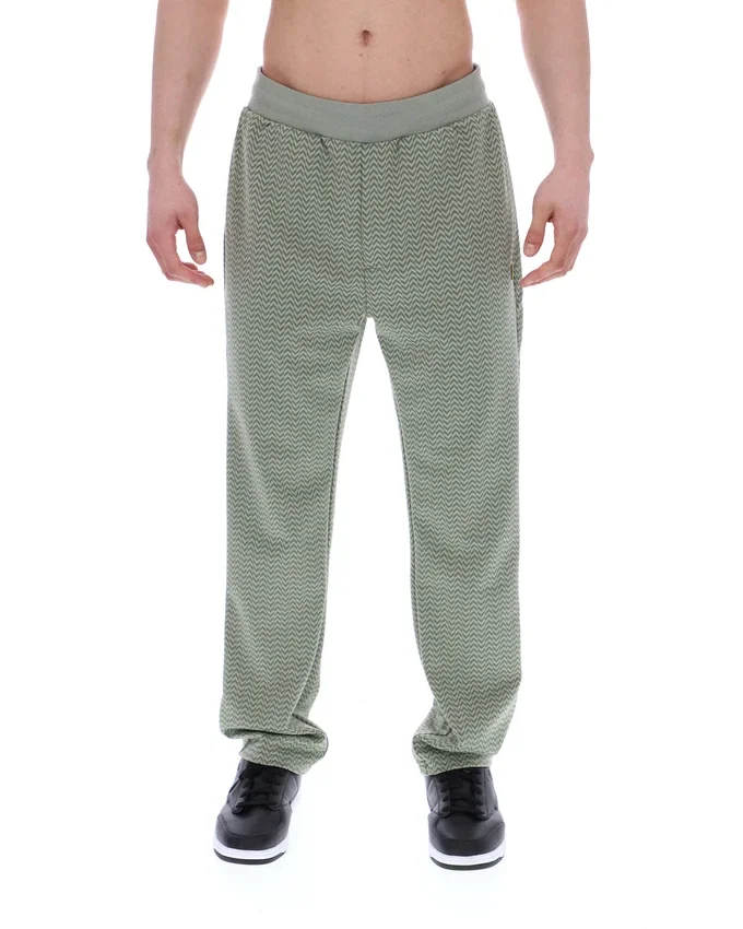 Pantaloni Edward Herringbone color schiuma di mare