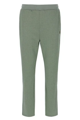 Pantaloni Edward Herringbone color schiuma di mare