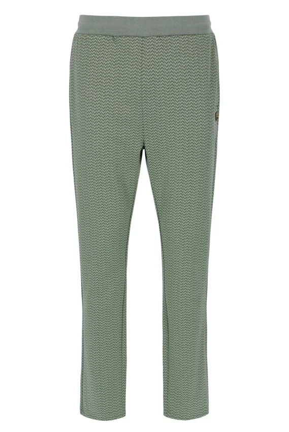 Pantaloni Edward Herringbone color schiuma di mare