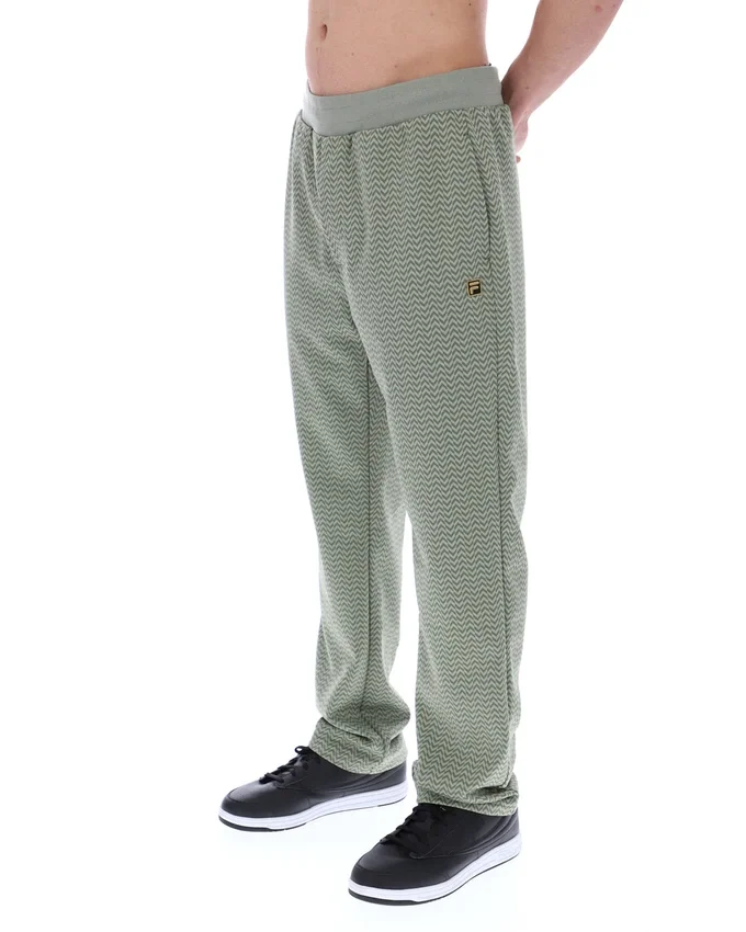 Pantaloni Edward Herringbone color schiuma di mare