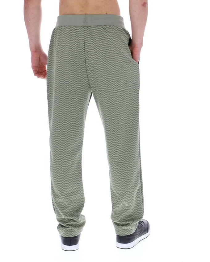 Pantaloni Edward Herringbone color schiuma di mare