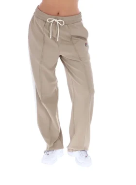 Pantaloni eleganti a gamba dritta Chiara beige