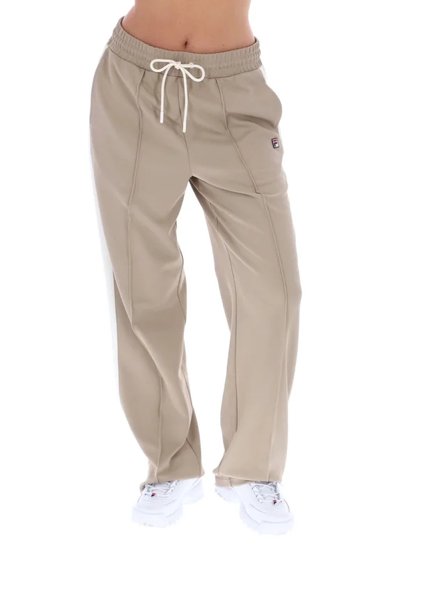 Pantaloni eleganti a gamba dritta Chiara beige