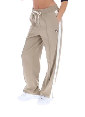 Pantaloni eleganti a gamba dritta Chiara beige