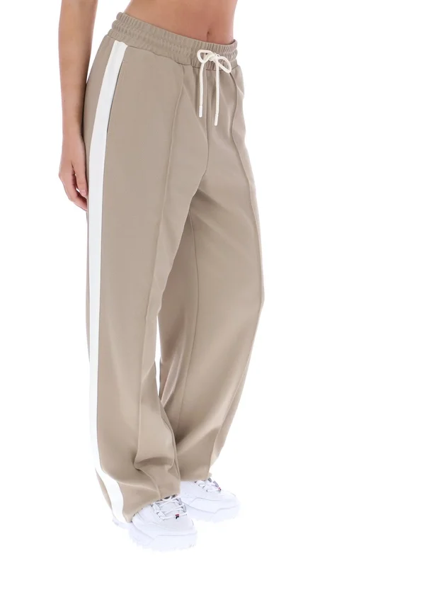 Pantaloni eleganti a gamba dritta Chiara beige