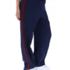 Pantaloni eleganti a gamba dritta Fila Chiara blu navy