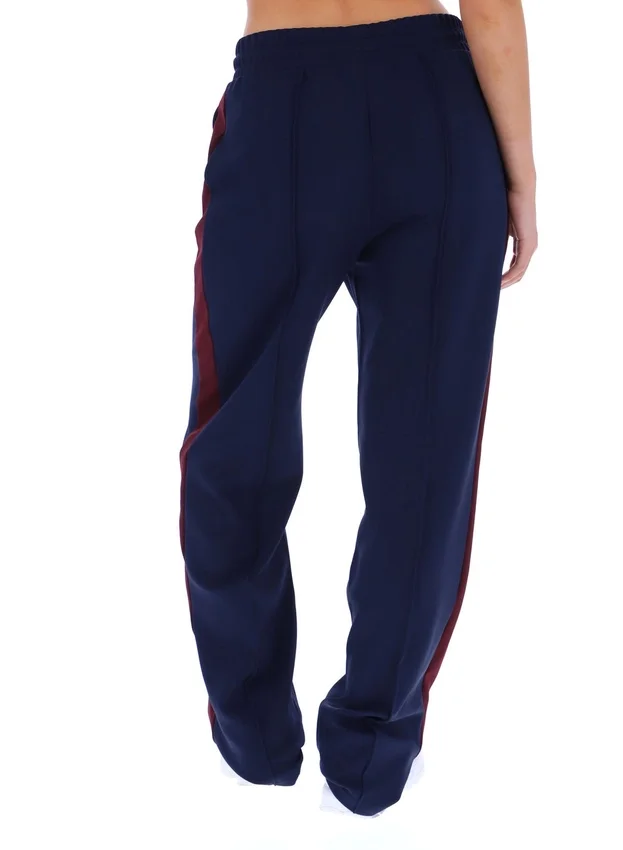 Pantaloni eleganti a gamba dritta Fila Chiara blu navy