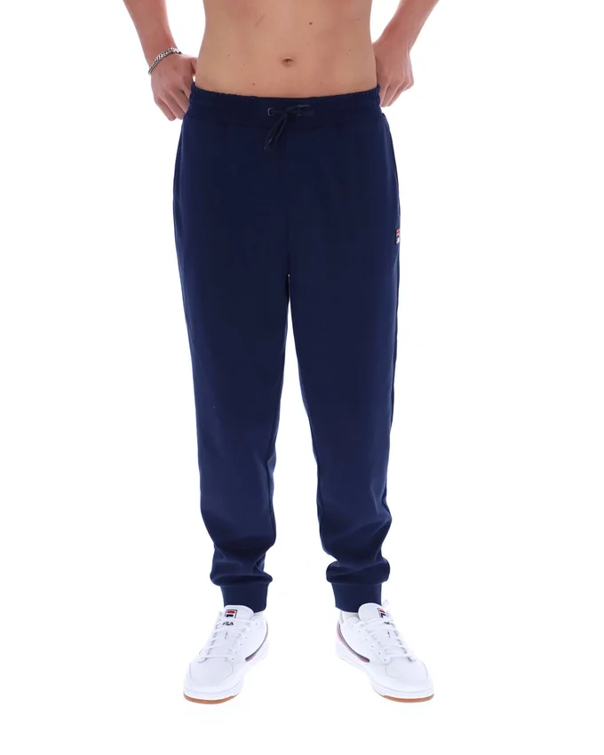 Pantaloni Fila Giulio a tinta unita blu navy