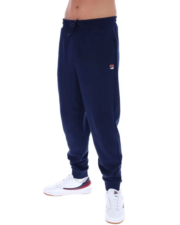 Pantaloni Fila Giulio a tinta unita blu navy