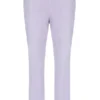 Pantaloni jogger a gamba dritta in velluto Fio color Misty Lilac