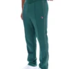 Pantaloni jogger a gamba dritta Tavis con cuciture a contrasto Rain Forest
