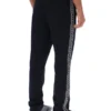 Pantaloni Layton a gamba dritta neri con dettaglio a nastro
