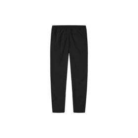 Pantaloni lunghi casual dritti in tessuto, sottili e leggeri, neri