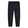 Pantaloni lunghi casual in maglia a righe diritte, blu