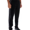 Pantaloni neri in velluto a gamba dritta Wella
