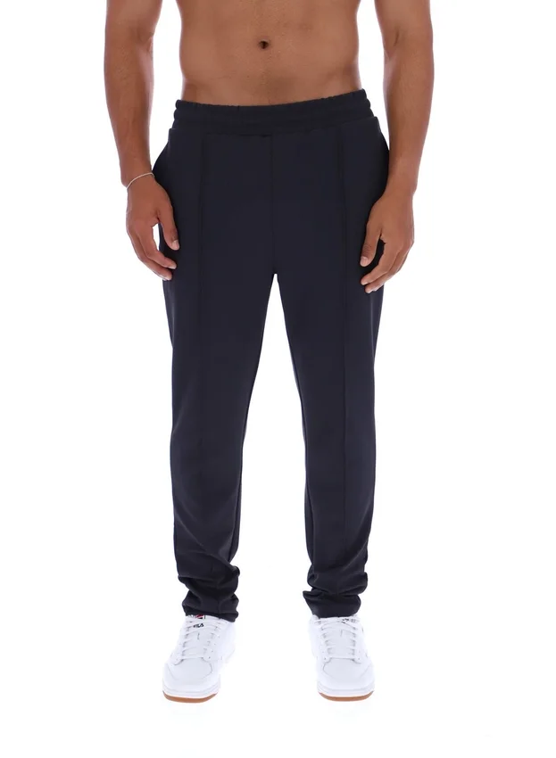 Pantaloni slim a pieghe Molveno color antracite