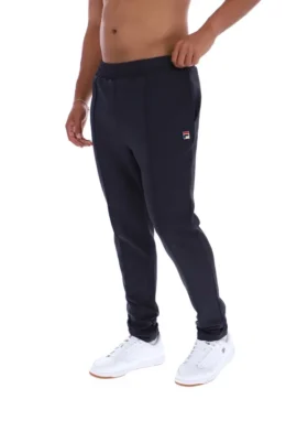 Pantaloni slim a pieghe Molveno color antracite