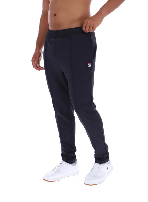 Pantaloni slim a pieghe Molveno color antracite