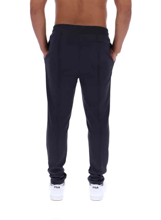 Pantaloni slim a pieghe Molveno color antracite
