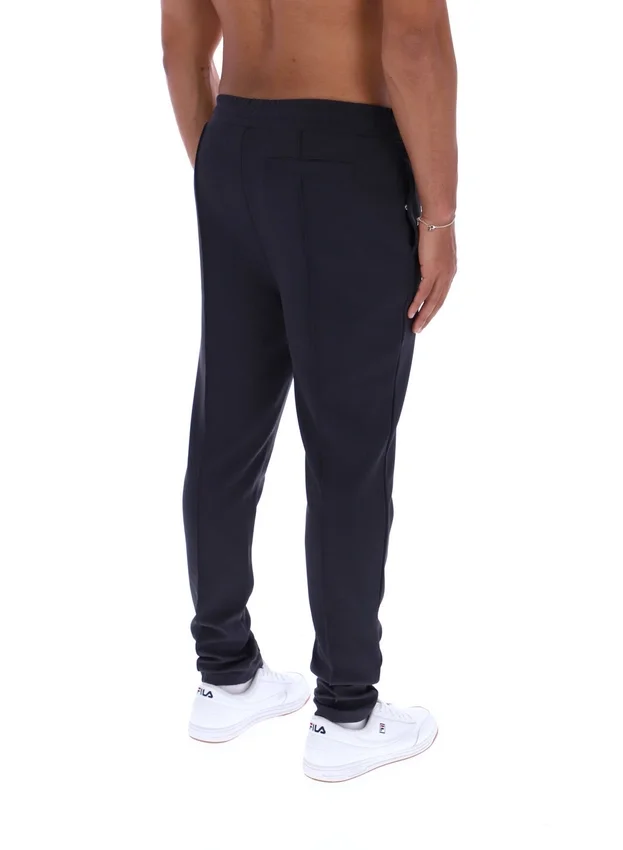Pantaloni slim a pieghe Molveno color antracite