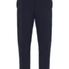 Pantaloni slim a pieghe Molveno color antracite