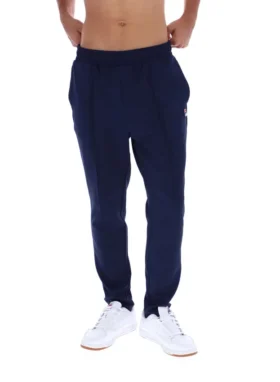 Pantaloni slim a pieghe Molveno Fila blu navy