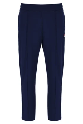 Pantaloni slim a pieghe Molveno Fila blu navy