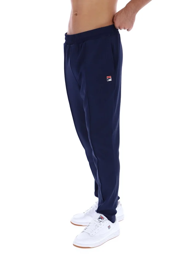 Pantaloni slim a pieghe Molveno Fila blu navy