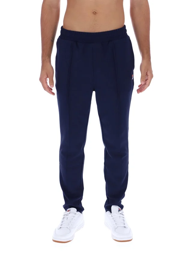 Pantaloni slim a pieghe Molveno Fila blu navy