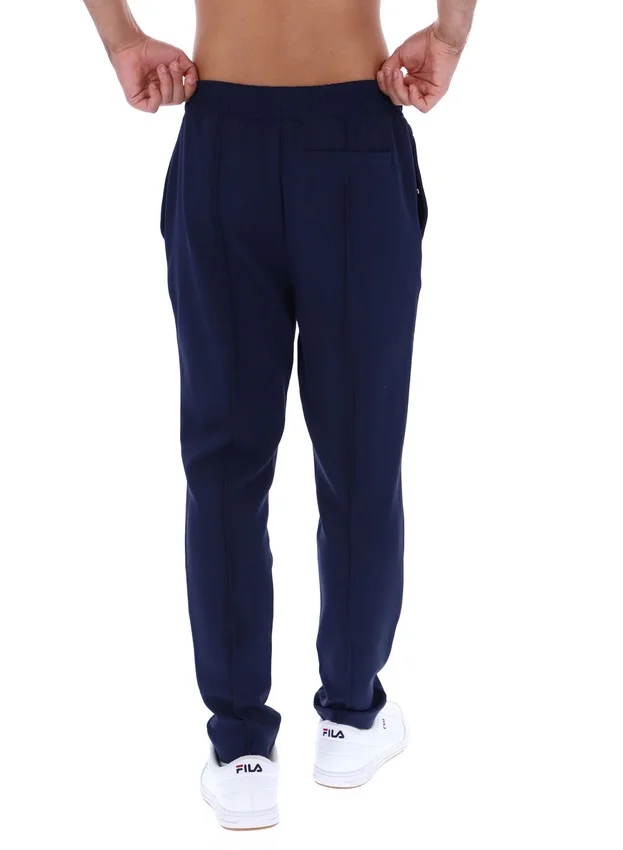 Pantaloni slim a pieghe Molveno Fila blu navy