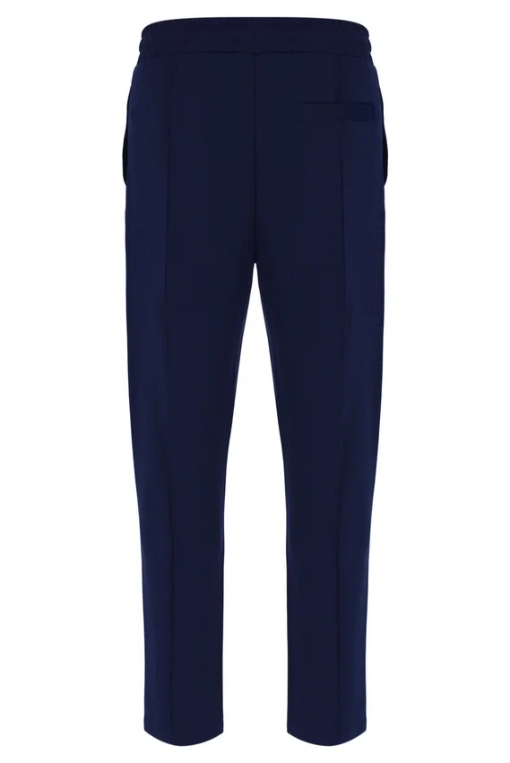 Pantaloni slim a pieghe Molveno Fila blu navy
