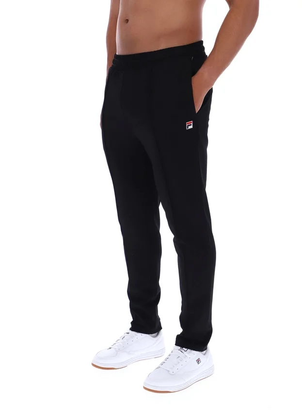 Pantaloni slim a pieghe Molveno neri