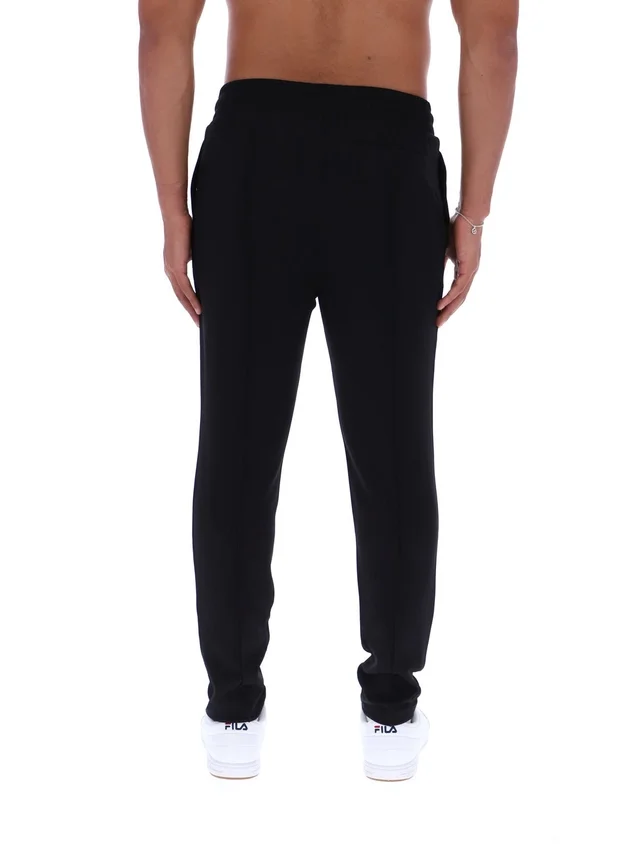 Pantaloni slim a pieghe Molveno neri