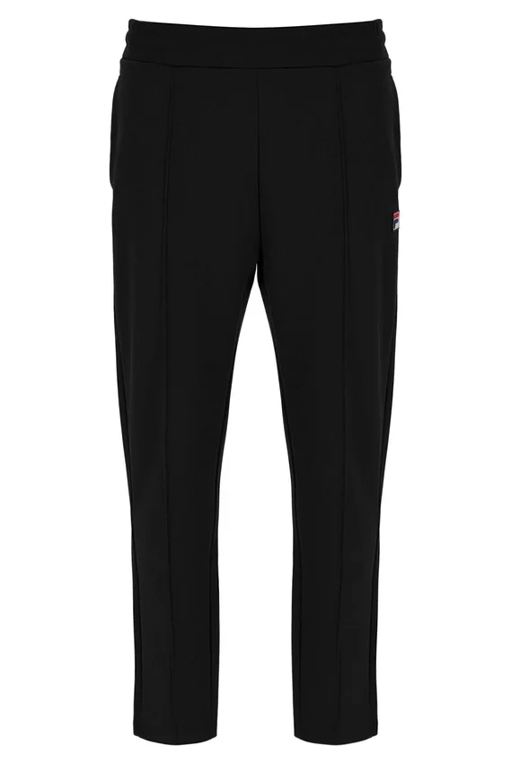 Pantaloni slim a pieghe Molveno neri