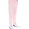 Pantaloni slim a pieghe Molveno rosa pallido