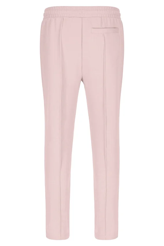 Pantaloni slim a pieghe Molveno rosa pallido