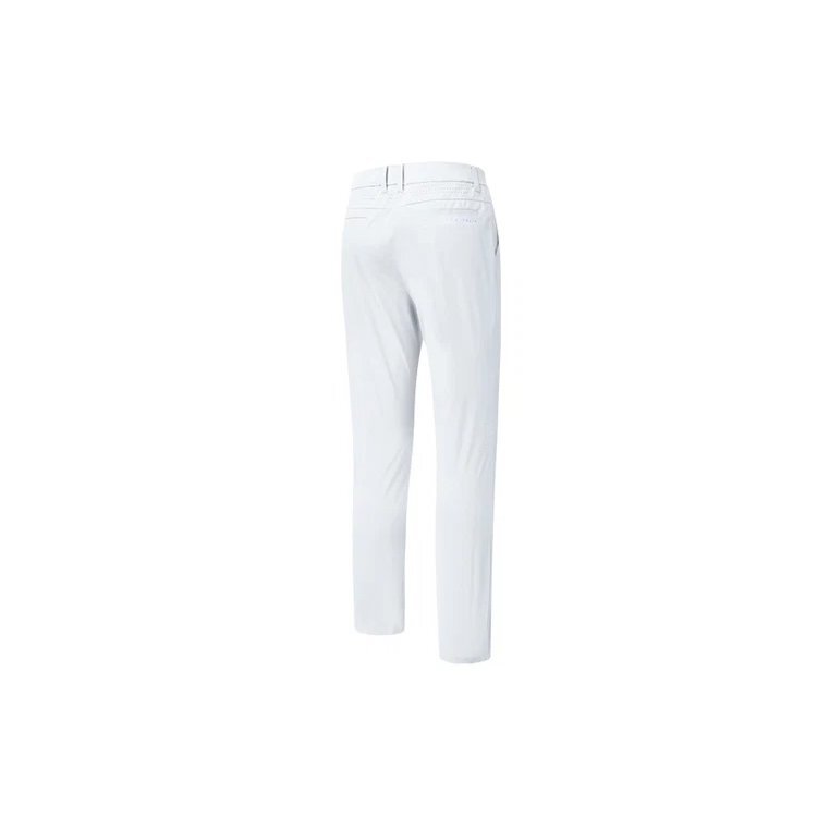 Pantaloni sportivi casual ATHLETICS in tessuto, vestibilità slim, bianchi