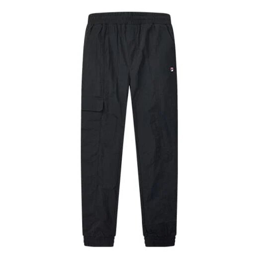 Pantaloni sportivi con logo intrecciato sul lato, blu