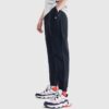 Pantaloni sportivi con logo intrecciato sul lato, blu