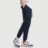 Pantaloni sportivi con logo intrecciato sul lato, blu