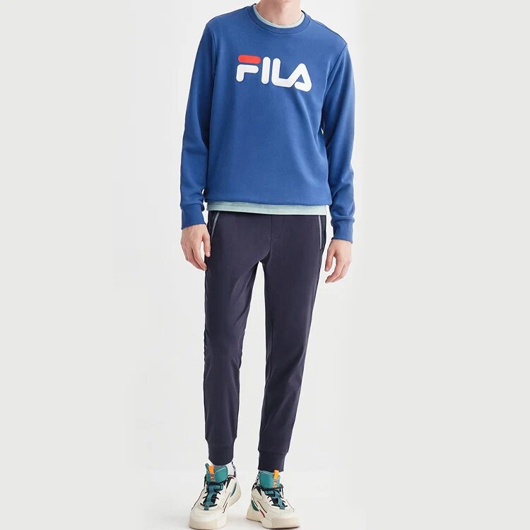 Pantaloni sportivi da uomo Fila con tasche, blu