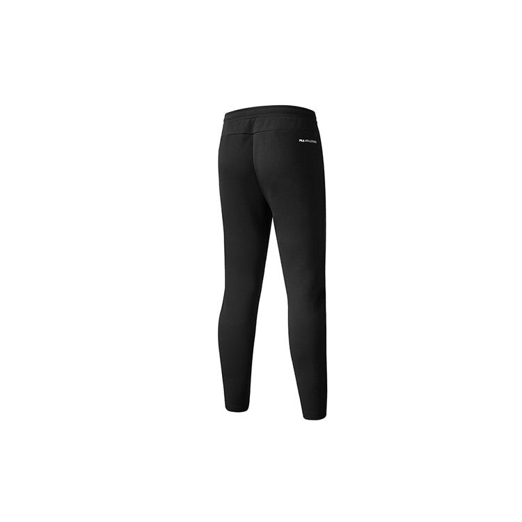 Pantaloni sportivi in maglia con logo Athletics, neri