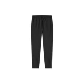 Pantaloni sportivi lunghi larghi con motivo a logo atletico, neri