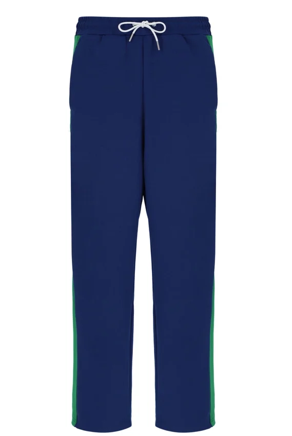 Pantaloni Ventisei a gamba dritta blu navy