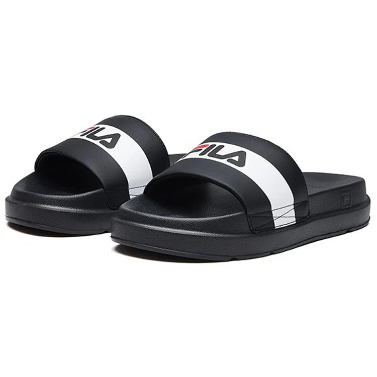 Pantofole Nero/Bianco