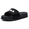 Pantofole sportive eleganti e comode con tacco basso, nere