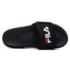 Pantofole sportive eleganti e comode con tacco basso, nere