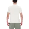 Polo a collo aperto in maglia Denny Diamond color latte di cocco