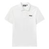 Polo a maniche corte con logo ape ricamato, pantaloncini bianchi
